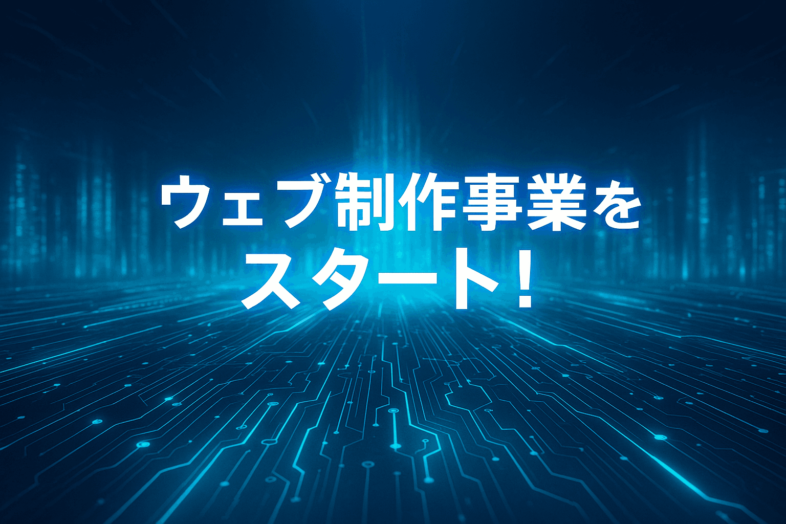 ウェブサイト構築事業をスタートします!